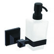  AZARIO ALTRE дозатор жидкого мыла стеклянный подвесной, черный матовый, AZ-96012B 