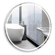 Зеркало для ванной AZARIO Перла d1000 -2 сенсор выкл+подогрев 1000*1000, LED-00002496