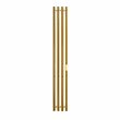 Полотенцесушитель электрический TONI ARTI Siena rotondo pulsante 4П 18/120 СП золото, TA-3204003