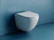 Унитаз подвесной Ceramica Nova Vogue Торнадо безободковый, с ультратонким сиденьем с микролифтом и функцией быстрого снятия, с креплением скрытого монтажа, CN4008T