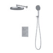 Душевой гарнитур IDDIS с тропическим и ручным душем, с термостатом, глянцевый хром, Duna, DUNSB0Ti67