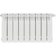 Биметаллический радиатор STOUT TITAN VENTIL 350 9 секций нижнее правое подключение (белый RAL 9016) SRB-3320-035009