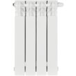 Биметаллический радиатор STOUT TITAN VENTIL 500 4 секции нижнее правое подключение (белый RAL 9016) SRB-3320-050004