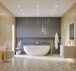 Ванна искусственный камень CEZARES Solid Surface 1700x780x560, CZR-STREAM-170-78-56-SSB