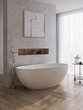 Ванна искусственный камень CEZARES Solid Surface 1700x800x560, CZR-RELAX2.0-170-80-56-SSB