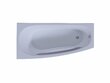 Ванна акриловая AQUATEK Пандора 160х75 левая (каркас+ экран + слив), PAN160-0000038