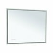 Зеркало для ванной Aquanet Оптима 100 белый матовый, 00288967
